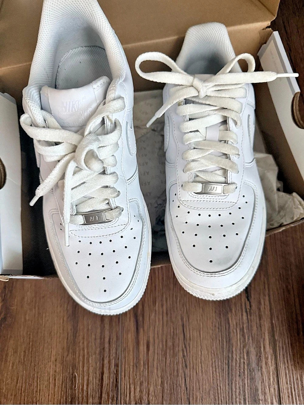 Nike Air Force 1 '07 Low White Sneakers US 8